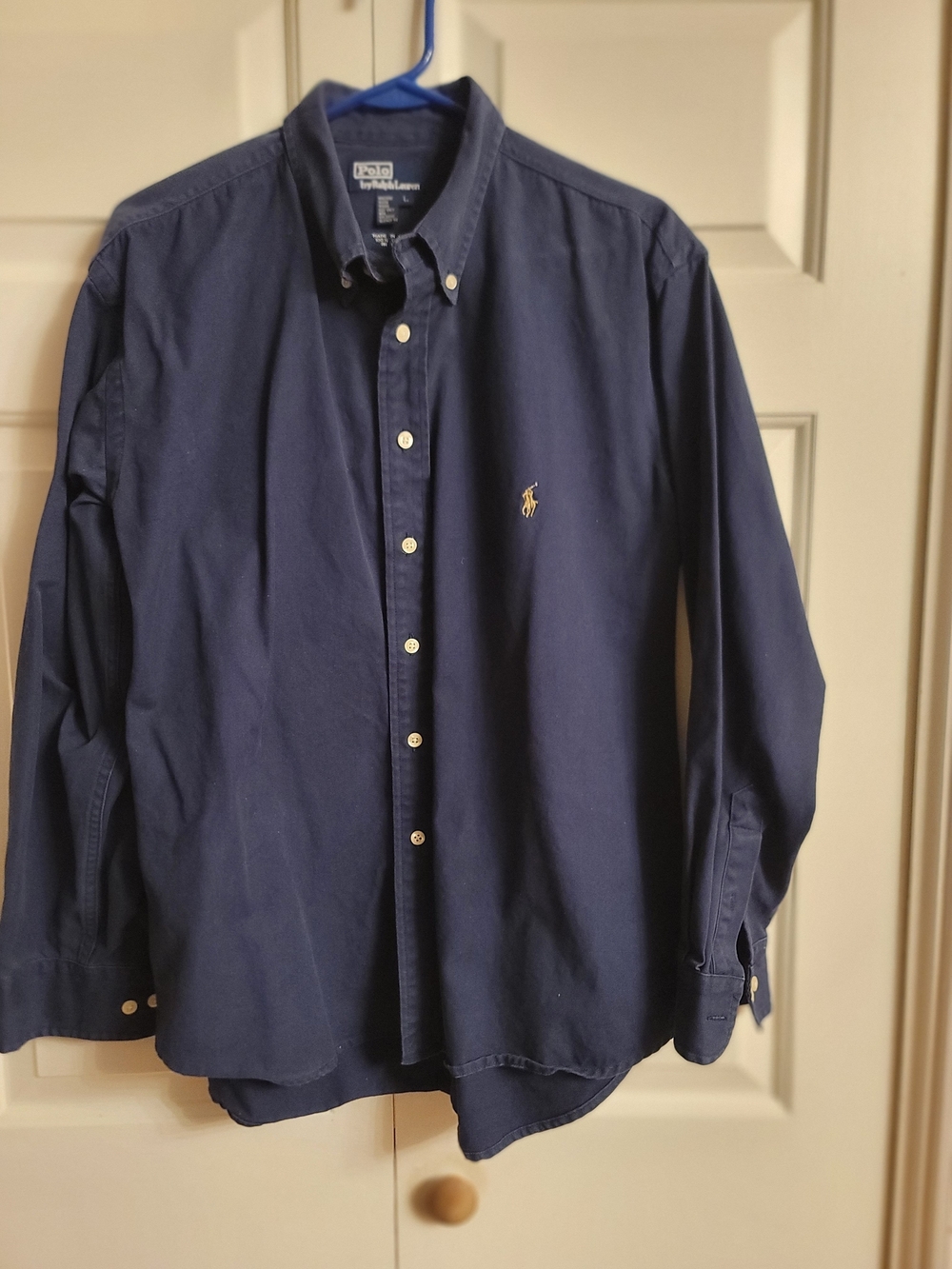 Polo by Ralph Lauren Navy Long-Sleeve Button-Down Shirt